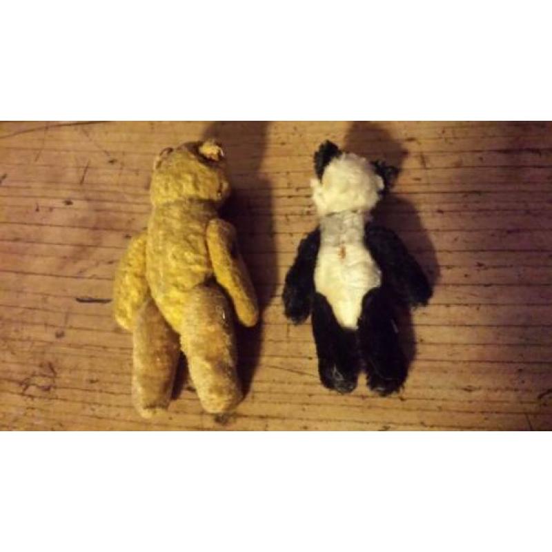 Antiek panda beertje shuco en Duits beertje
