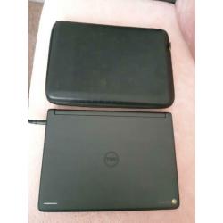 Mooie Dell Chromebook 11 laptop met hardcover