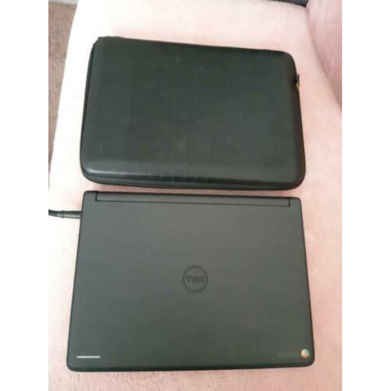 Mooie Dell Chromebook 11 laptop met hardcover