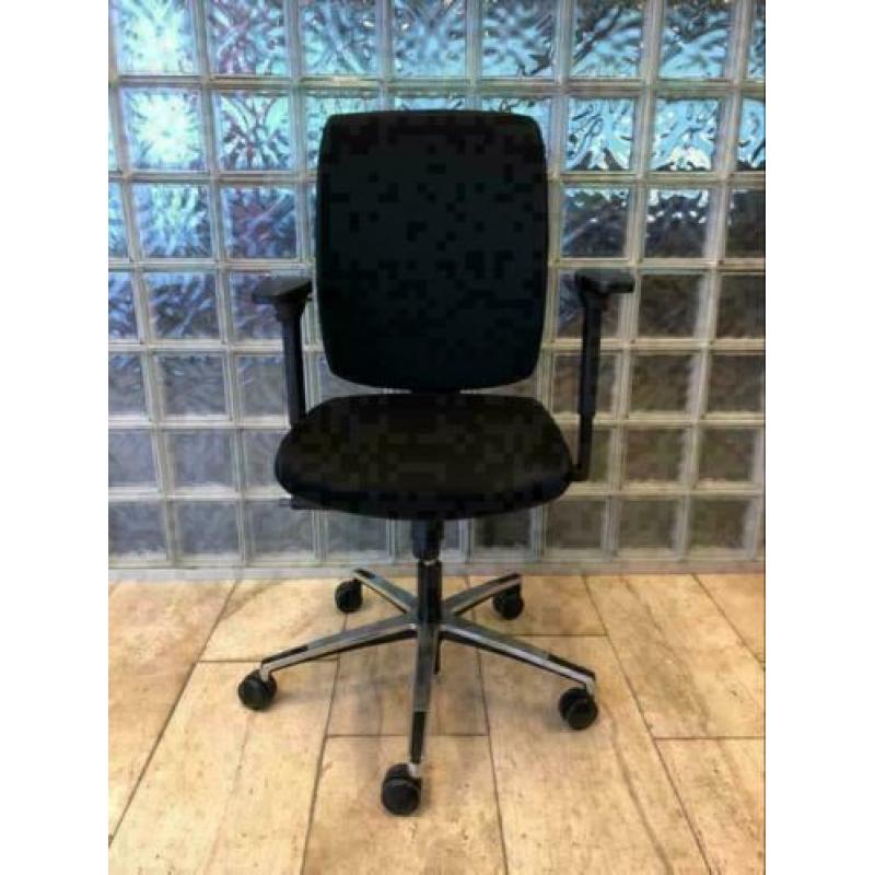 Beta , burostoel , bureaustoelen , zwart/chroom