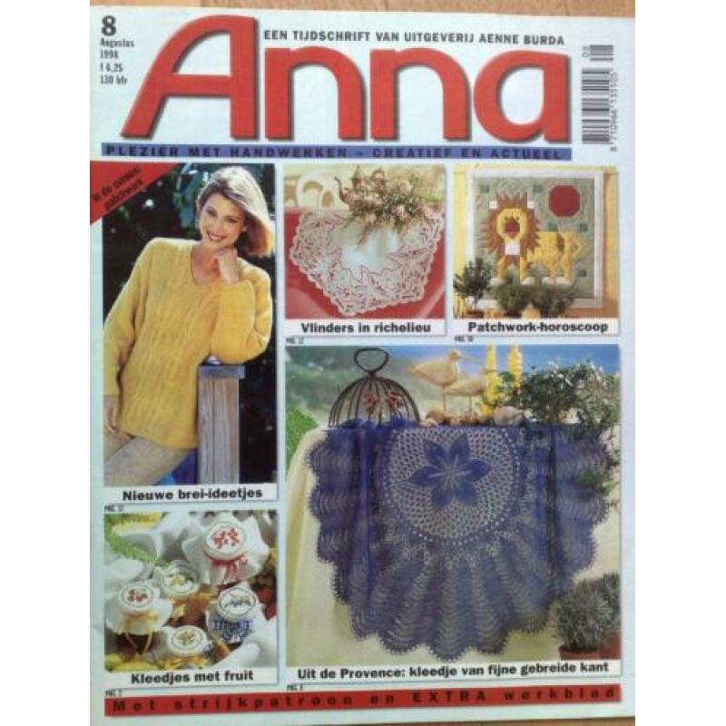 7 x Anna Burda nr 2-3-8-9-10-11-12 / 1998