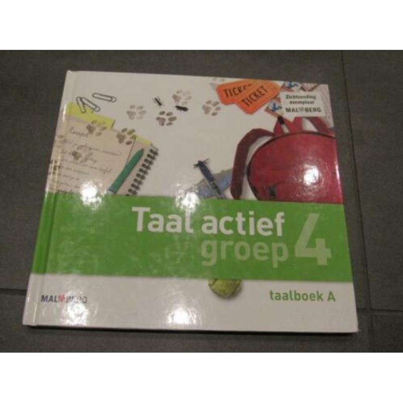 Taal Actief 4, groep 4, taalboek en/of werkboek, toetsboek