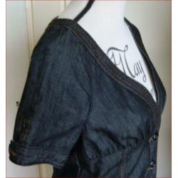 Nieuwe VERO MODA jeans jurk maat M (38)/kaartjes