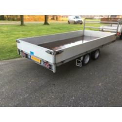Plateauwagen aanhanger aanhangwagen tandemasser dubbelasser