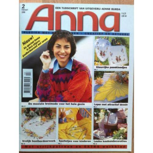 7 x Anna Burda nr 2-3-8-9-10-11-12 / 1998