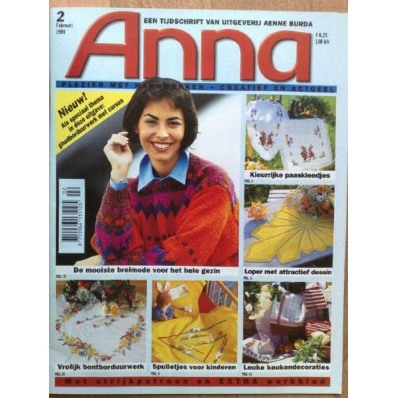 7 x Anna Burda nr 2-3-8-9-10-11-12 / 1998