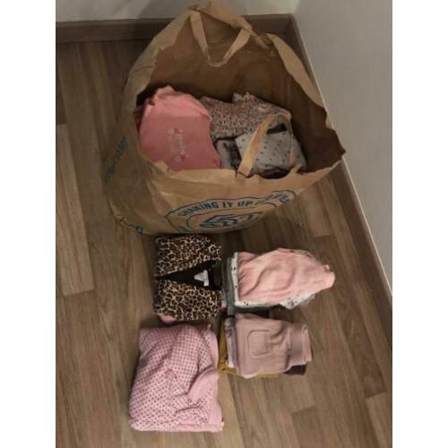 Zak vol met babykleding maat 50/56
