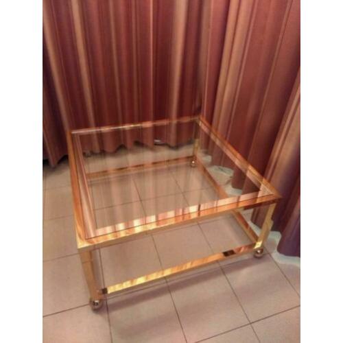 Glazen salontafel