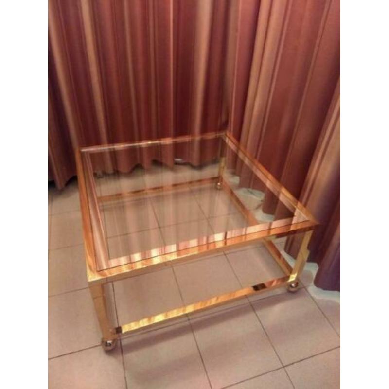 Glazen salontafel
