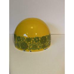 Kaj Franck Finel Finland Fog Morup hanglamp geel MCM emaille