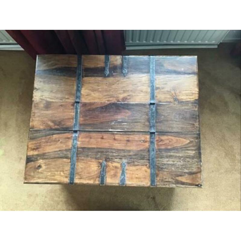 Houten kist/ salontafel