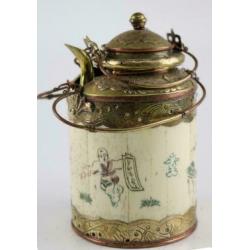 theepot been met koper china