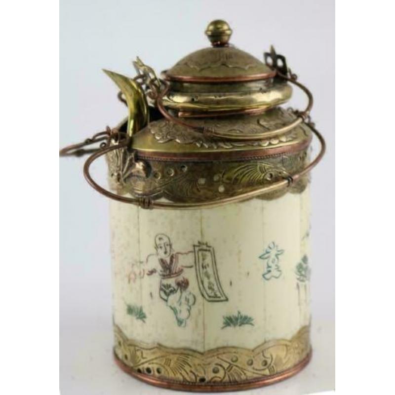 theepot been met koper china