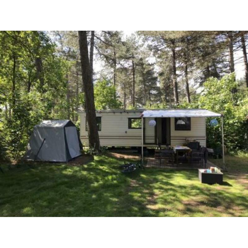 Stacaravan Camping Bakkum te huur fijne rustige plek