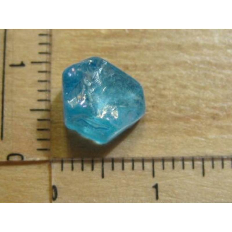 opruiming: 3x stukje ruwe edelsteen AQUA AURA kristal (4)