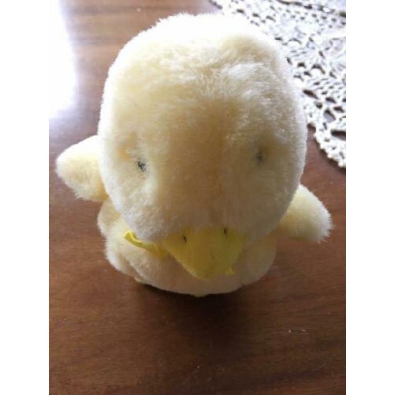 Schattige gele kuiken pluche knuffel