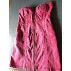 H&M strapless jurk maat M