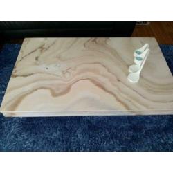 Salontafel Palisander Italiaans marmer UNICUM