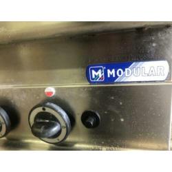 Modular 6- pits horeca gasfornuis en elektrische oven