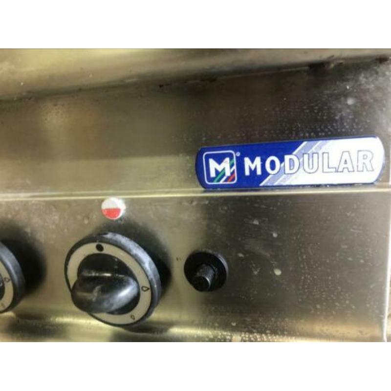 Modular 6- pits horeca gasfornuis en elektrische oven