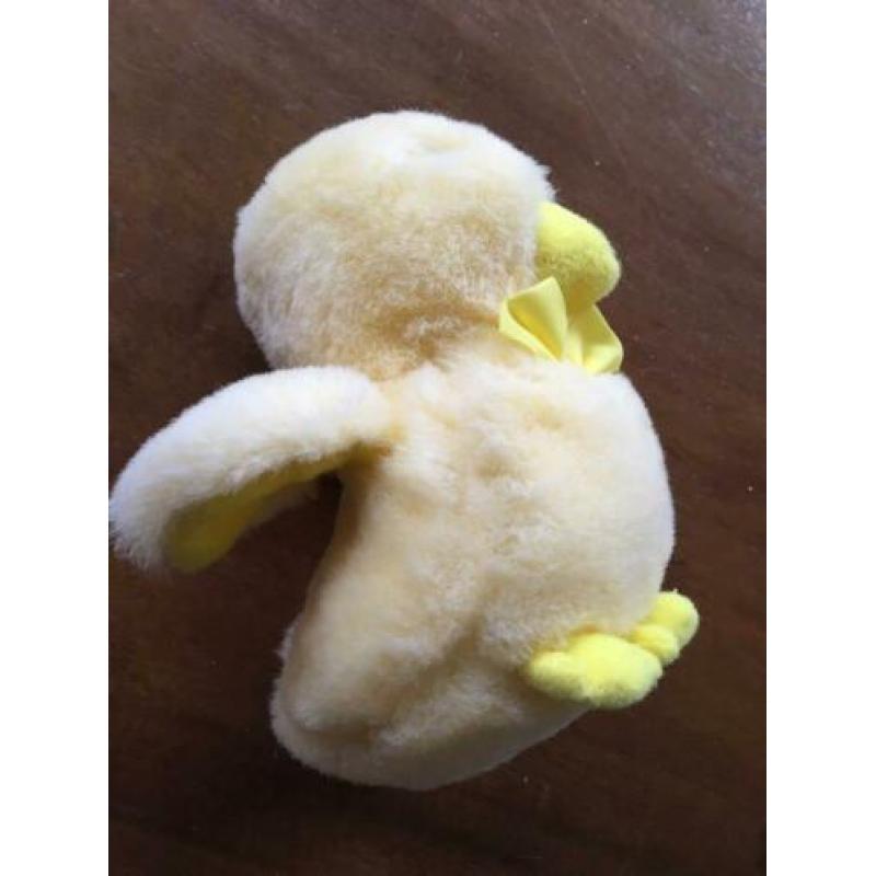 Schattige gele kuiken pluche knuffel