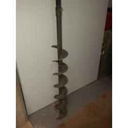 benzine grondboor + 3 boren