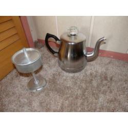 ouderwetse Pruttelpot Percolator koffiepot Bredemeyer