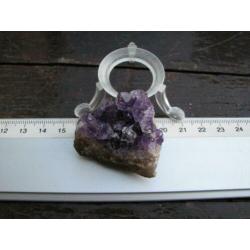 Diverse Mooie stukjes Amethyst uit Brazilië.€ 5,00 per stuk