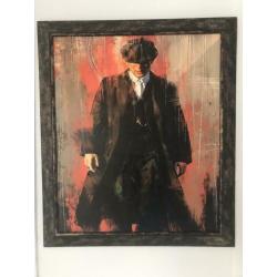 Peaky blinders, thomas shelby mooie schilderij