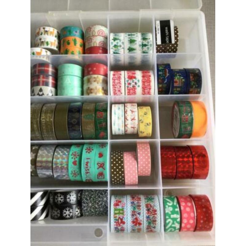 Deco washi tape en gewone tape zie info