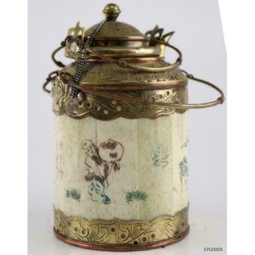 theepot been met koper china