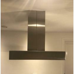 RVS afzuigkap Itho 100x70 cm, rand 11cm hoog