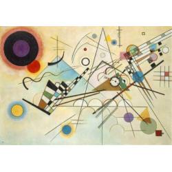 Kandinsky Reproductie Schilderij - Echte Olieverf op Canvas