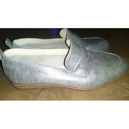 Clarks instappers zilver