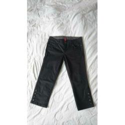 Zwarte 3/4 broek, Veromoda, maat 40