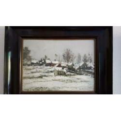 Klassiek Schilderij (Winterschilderij)
