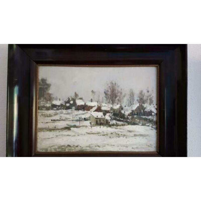 Klassiek Schilderij (Winterschilderij)