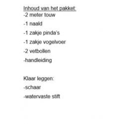 Vogelstokje, fûgelstokje, vogel voeder kapstok, buiten nieuw