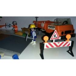 Werk aan de weg van Playmobil
