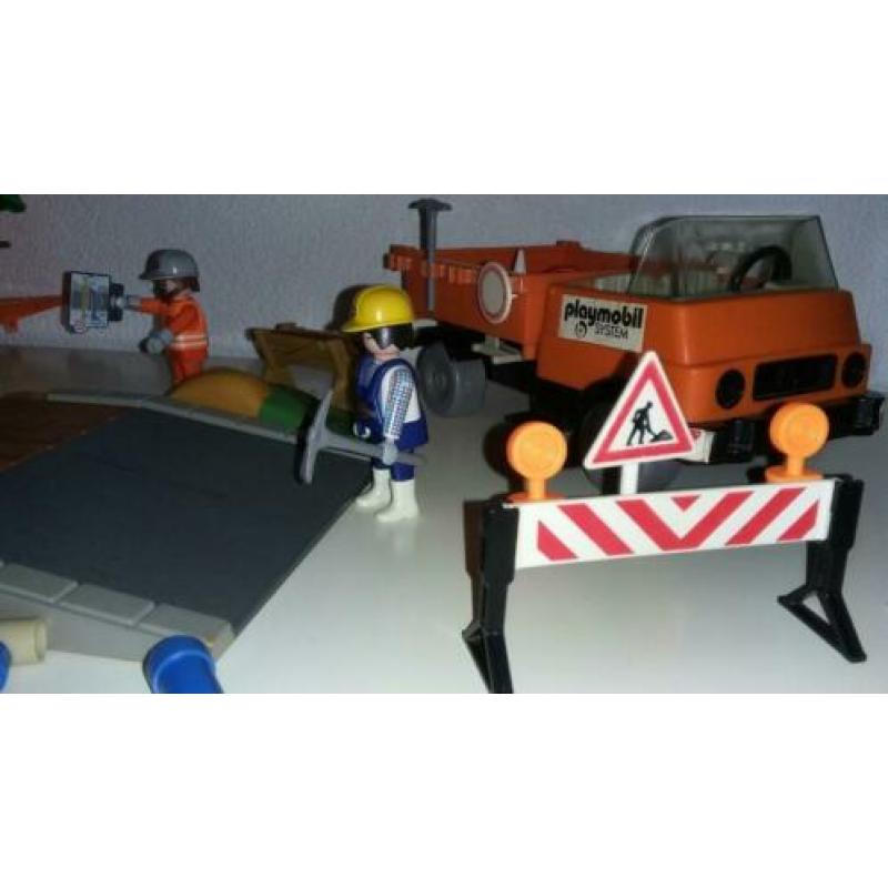 Werk aan de weg van Playmobil
