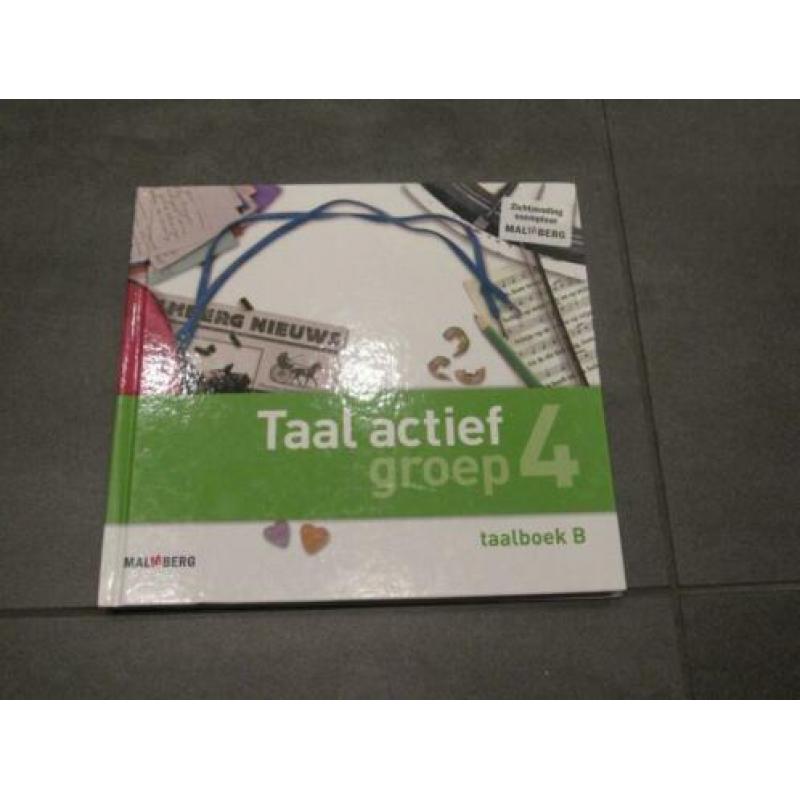 Taal Actief 4, groep 4, taalboek en/of werkboek, toetsboek