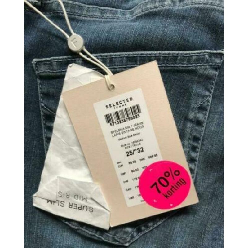 Selected femme lapis vintage noos jeans maat W25