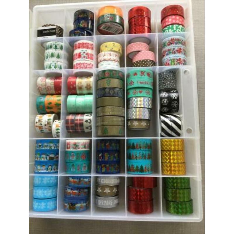 Deco washi tape en gewone tape zie info