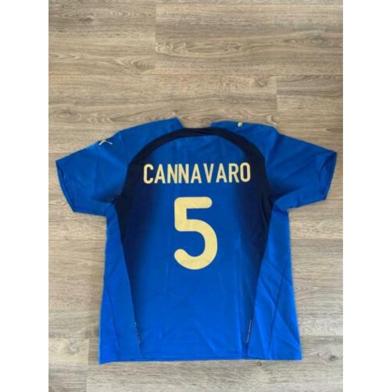 Italië 2006 kampioens shirt cannavaro