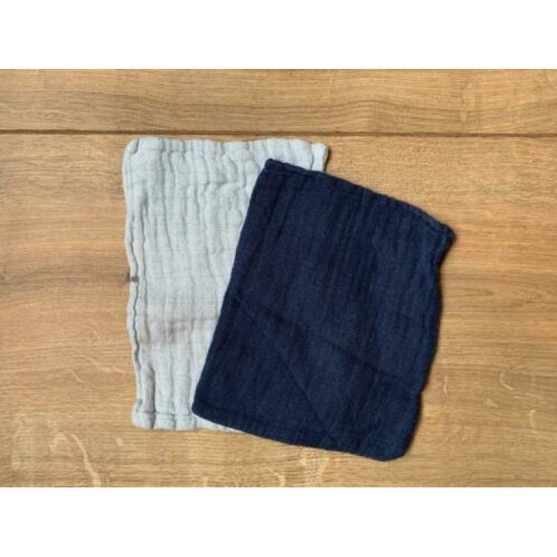 Z.g.a.n. Hydrofiele doeken, Koeka, Jollein, blauw, washandje