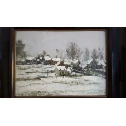 Klassiek Schilderij (Winterschilderij)