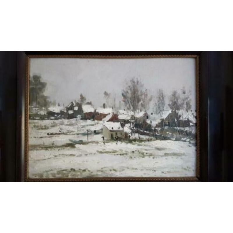 Klassiek Schilderij (Winterschilderij)