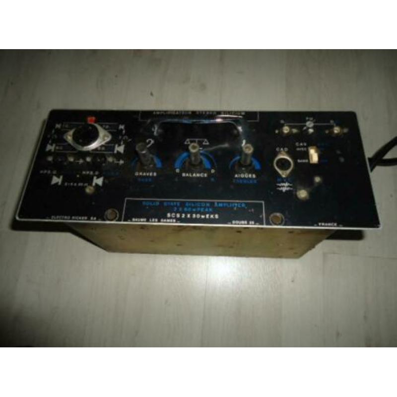 Versterker bergmann/jupiter majesty 120 stereo 1969!!