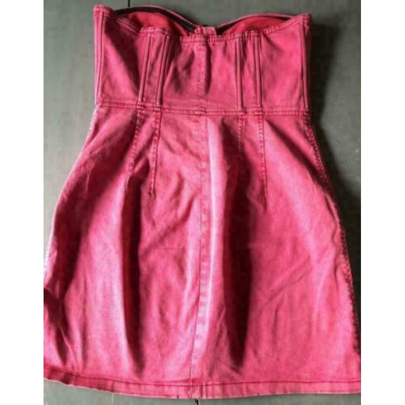 H&M strapless jurk maat M