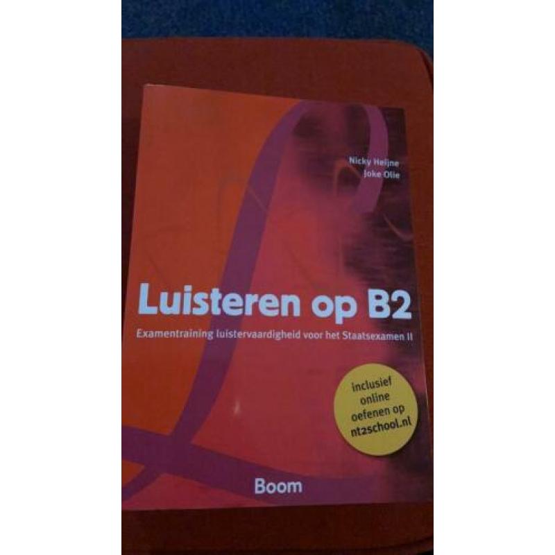 Schrijven, spreken, lezen, luisteren op b2
